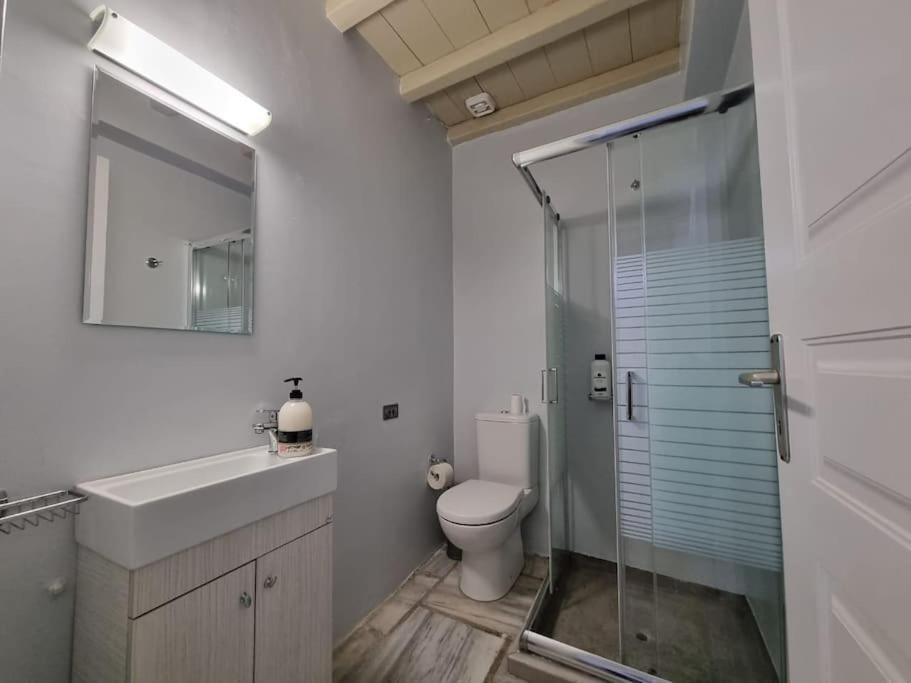 Beachfront 2Br Apartment - Free Parking Livadi  Exterior photo