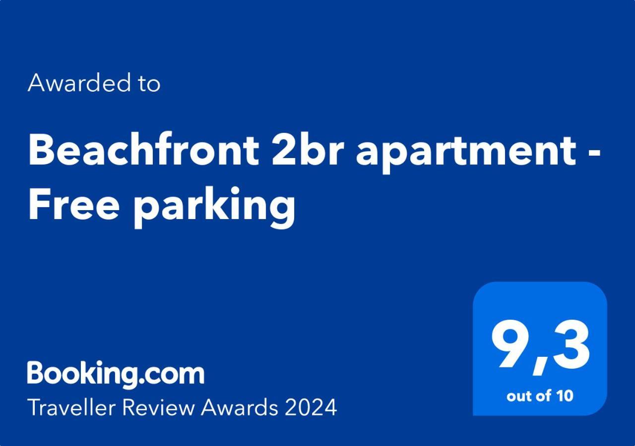 Beachfront 2Br Apartment - Free Parking Livadi  Exterior photo